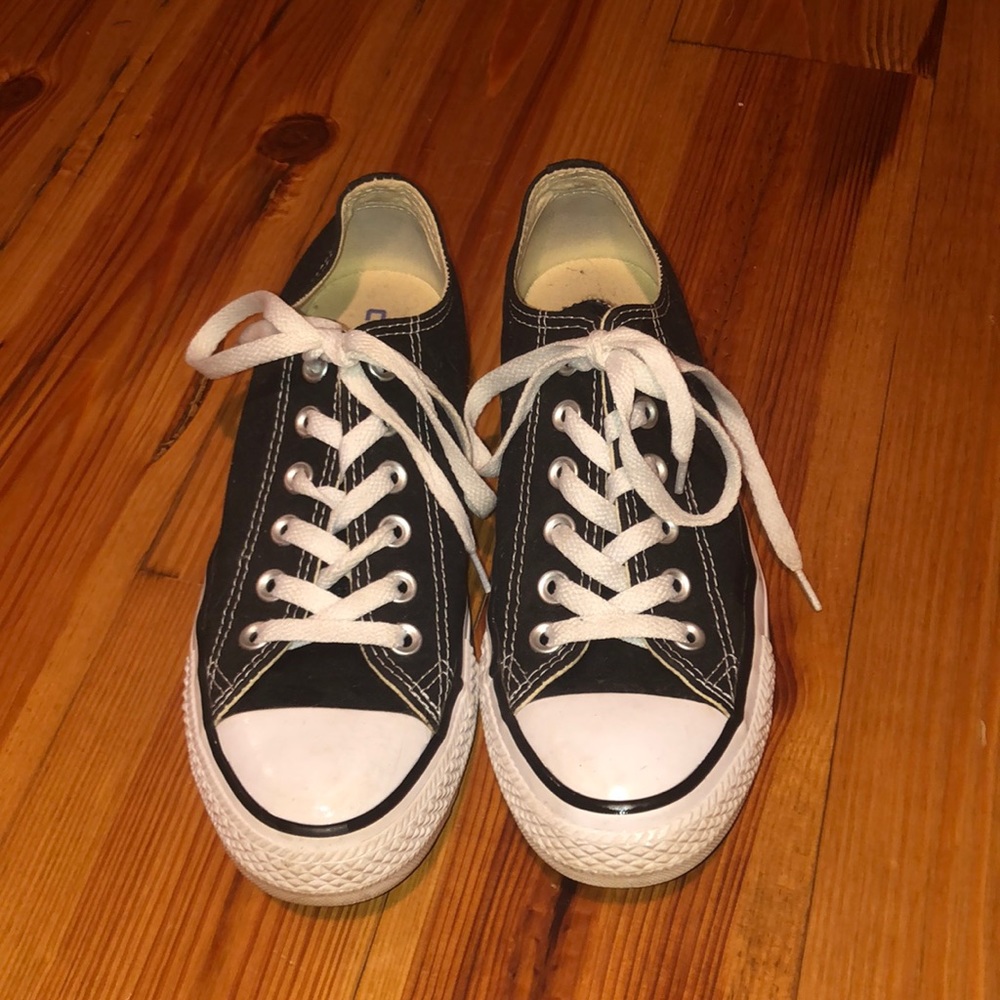 Barely Worn Black Converse